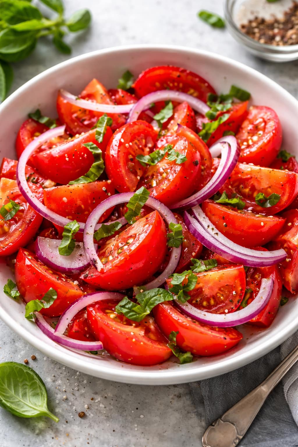 Tomato Salad with Onion
